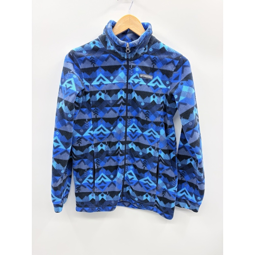 Columbia Sportswear Youth Boys Large 14/16 Granite Mountain Print Fleece Jacket